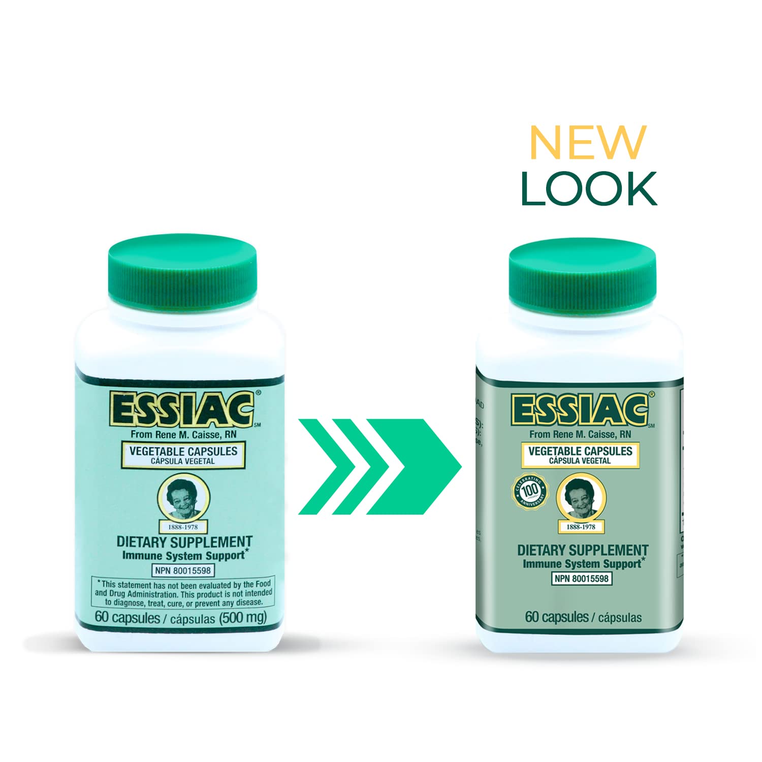Essiac cápsulas detalle de textura para visualizar calidad y concentración