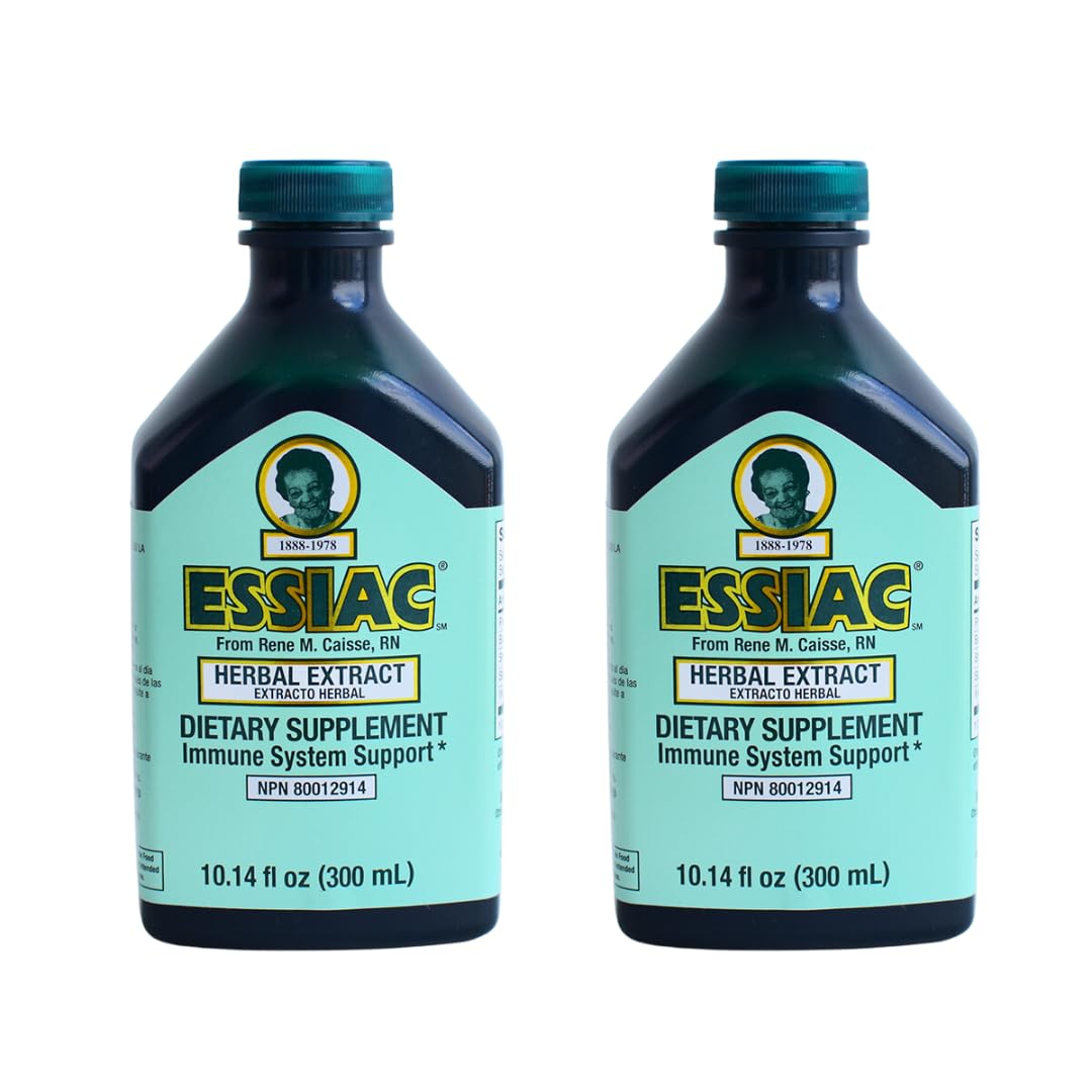 Essiac botella frontal mostrando el envase y concentración