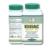 Essiac Gold envase frontal mostrando marca y apoyo inmunitario