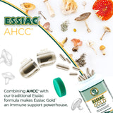 Comparación de tamaño de Essiac Gold para referencia práctica