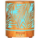 estinhome vista frontal del difusor con diseño plantas acuáticas y beneficio decorativo