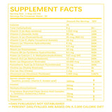 ESUNM etiqueta nutricional legible con ingredientes clave para decisión informada