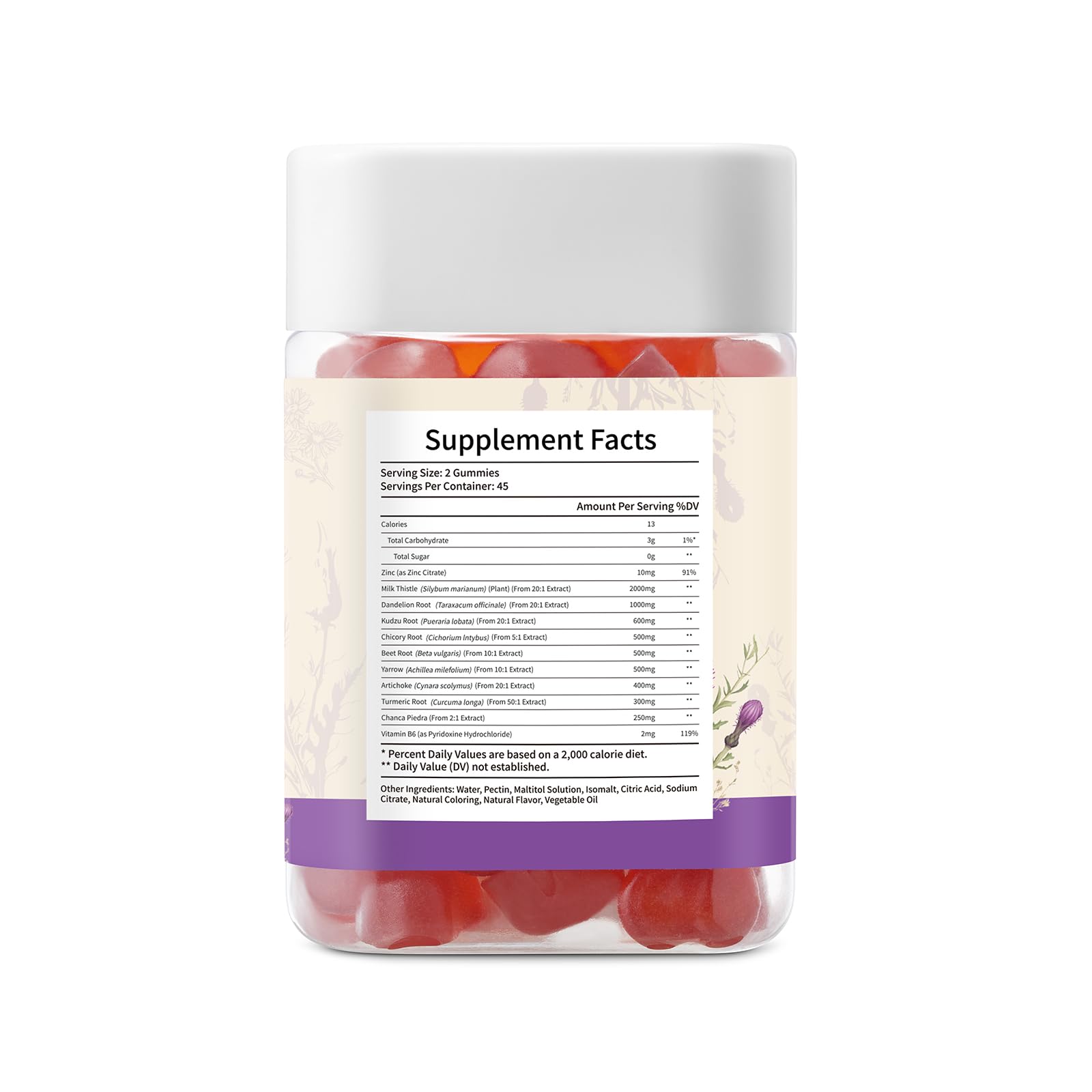 esverco ingredientes naturales dispuestos (cardo, cúrcuma) mostrando origen vegetal