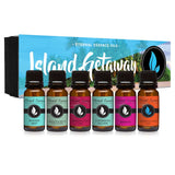 Eternal Essence Oils frente del paquete mostrando las seis botellas, ideal para regalar