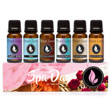 Eternal Essence Oils set delantero con seis frascos, organiza y perfuma fácil