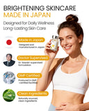 本桑製薬 etiqueta con lista de ingredientes clave y su soporte antioxidante