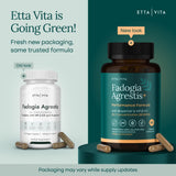 Etta Vita caja abierta mostrando frasco y 60 cápsulas listos para uso