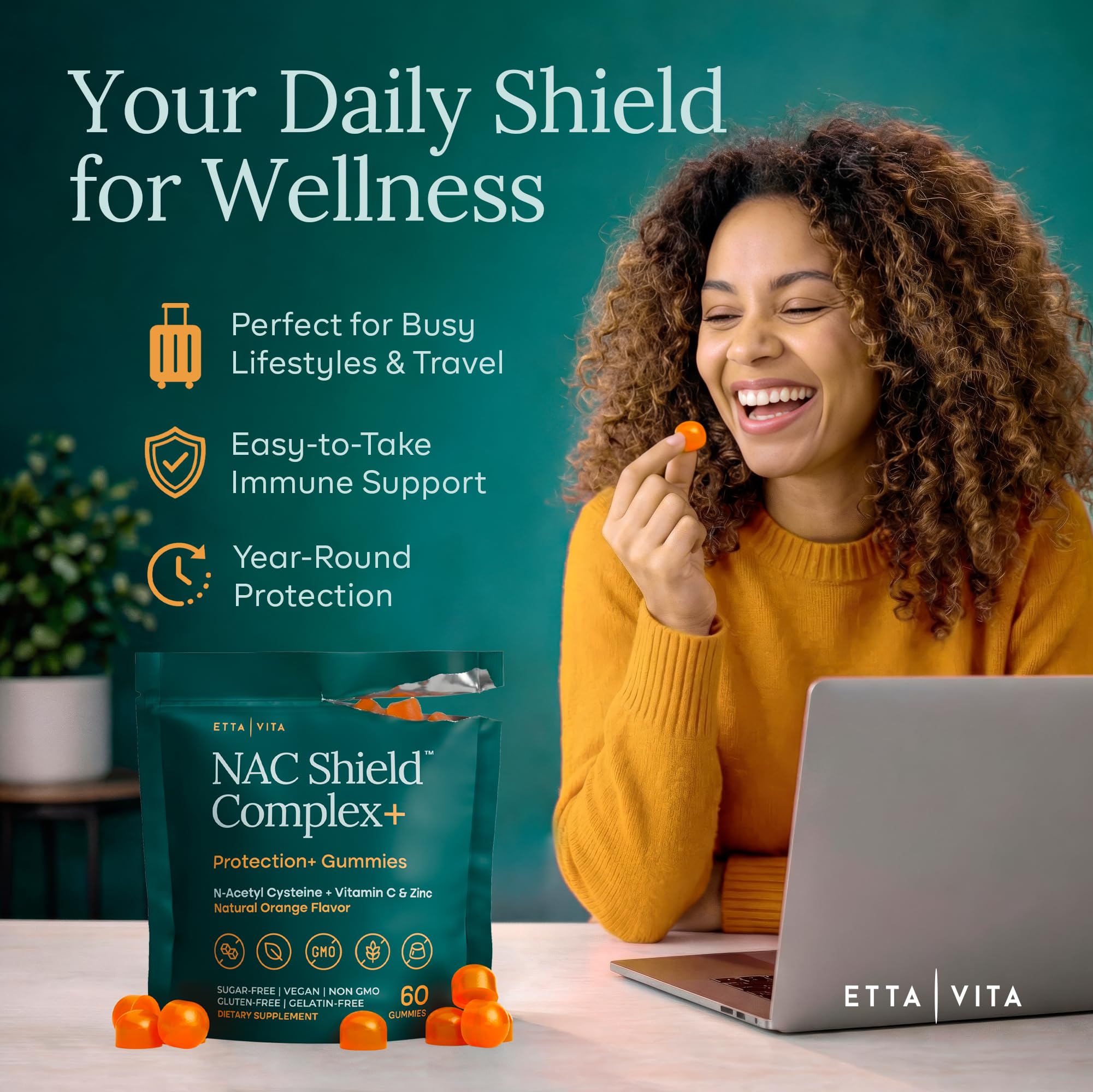 Etta Vita envase resellable listo para viaje, portátil y práctico