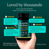 Etta Vita producto en entorno activo para energía y enfoque