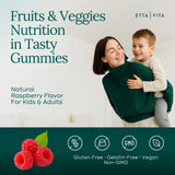 Etta Vita detalle de gomita y textura que evidencia pectin-based suave