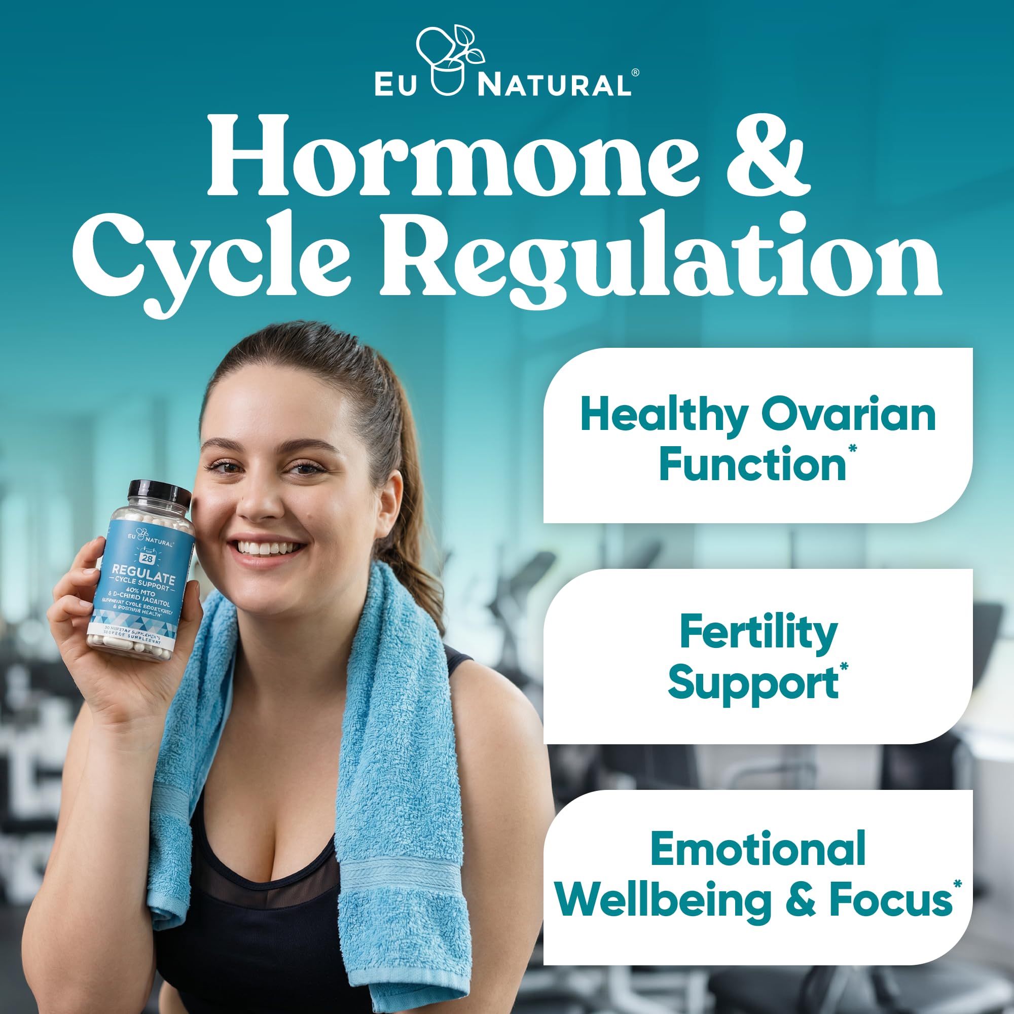 Eu Natural cápsulas en mano mostrando textura y formulación vegana fácil de tragar
