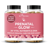 Eu Natural imagen frontal del empaque mostrando suplemento prenatal y confianza
