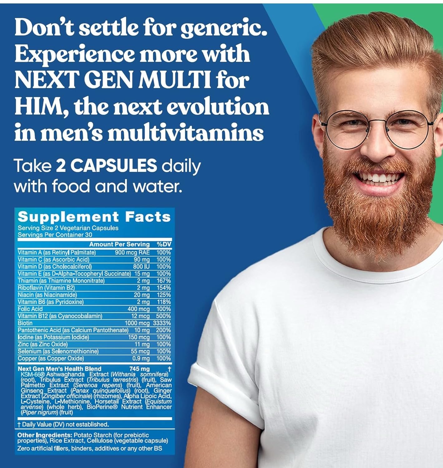 Eu Natural cápsulas en mano para Next Gen Multi mostrando tamaño y conveniencia diaria