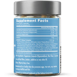 Eu Natural botella abierta con cápsulas Serenity Sleep listas para tomar