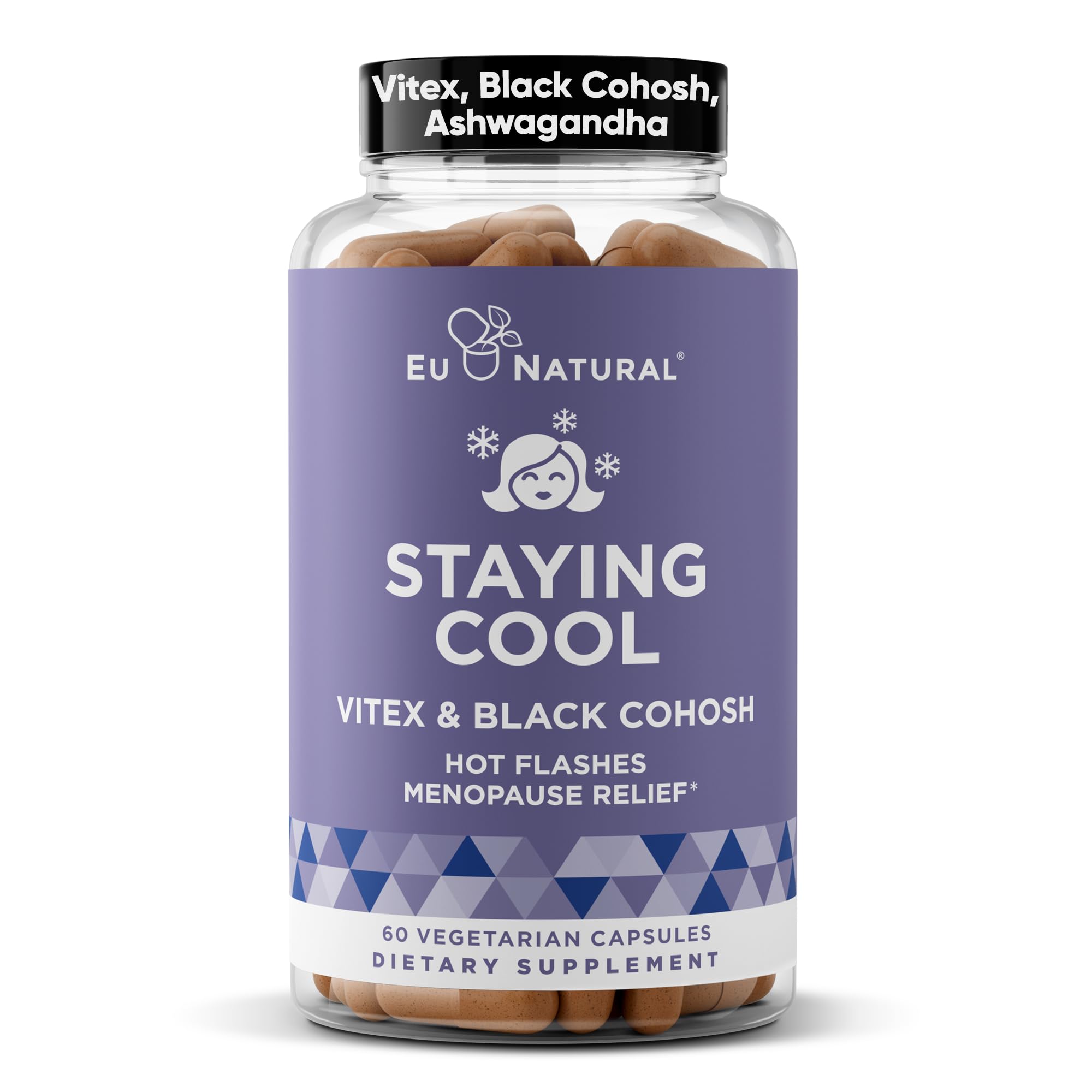 Eu Natural botella frontal mostrando el envase y beneficio calma