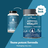 Eu Natural cápsulas Vitality en mano, fácil de tomar y portátil