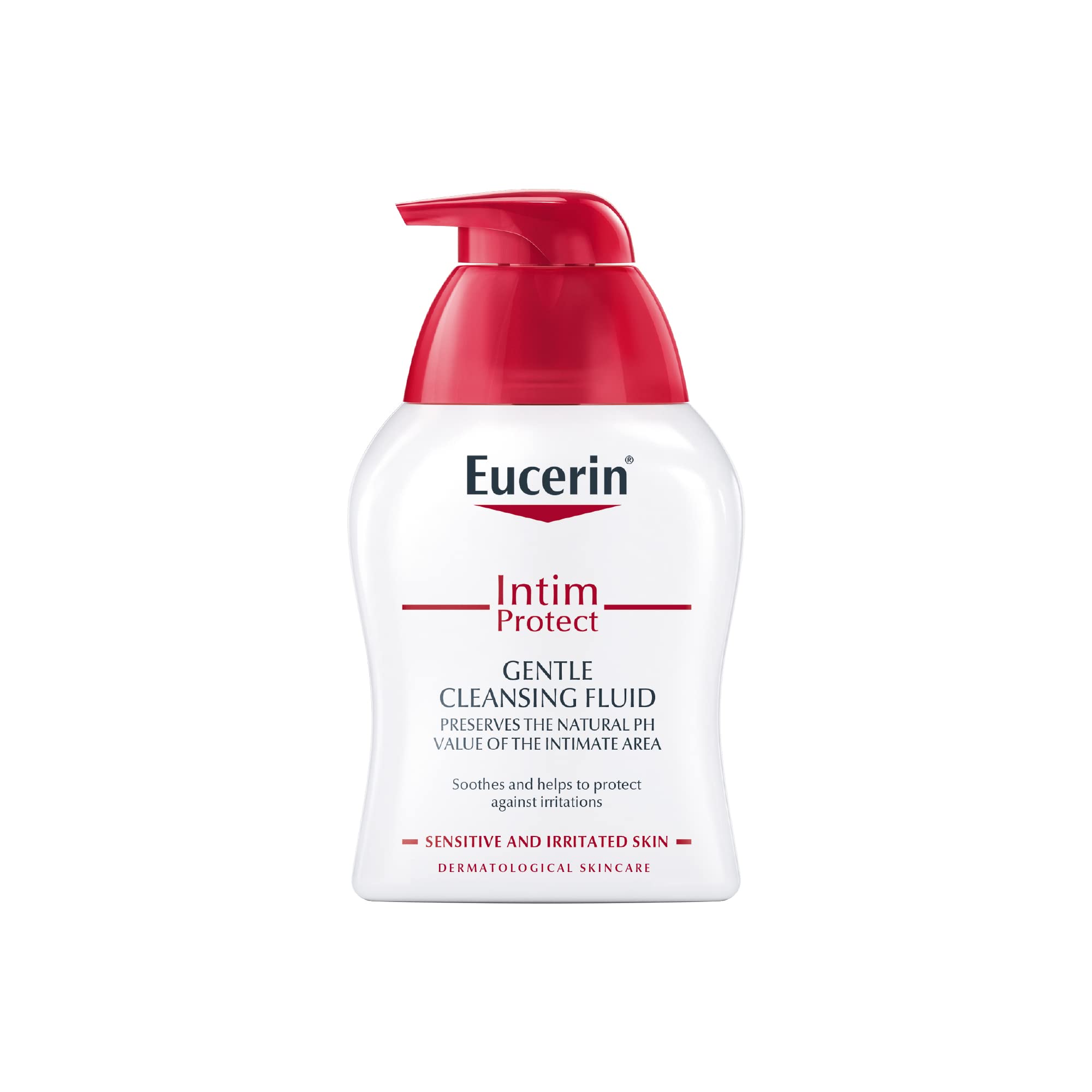 Eucerin Intim-Protect bote 250 ml que indica tamaño y duración