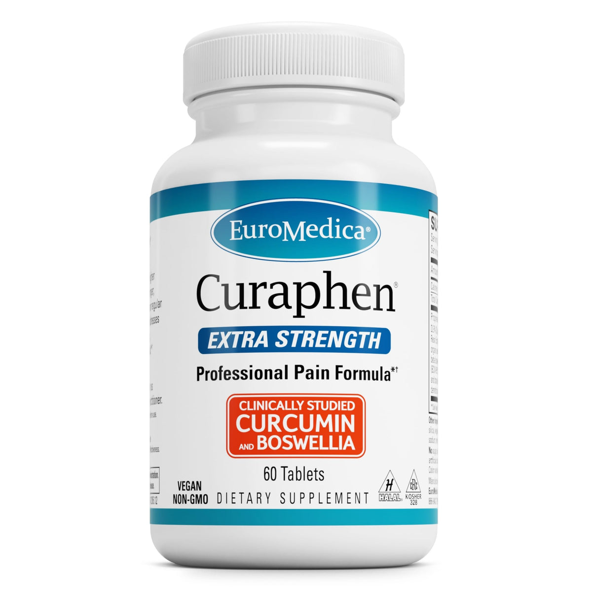EuroMedica Curaphen vista frontal del envase con diseño claro y práctico