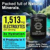 Euvexia cazo medidor con polvo listo para preparar bebida hidratante