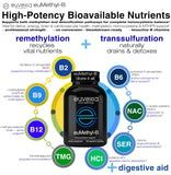 Botella de Euvexia euMethyl-B en encuadre de cocina indicando uso cotidiano y conveniencia