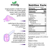 EVADY comparativa de tamaño del envase 8 oz junto a utensilios de cocina, manejo cómodo