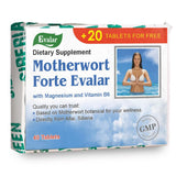 Evalar Motherwort Forte frente del envase mostrando presentación clara y compacta