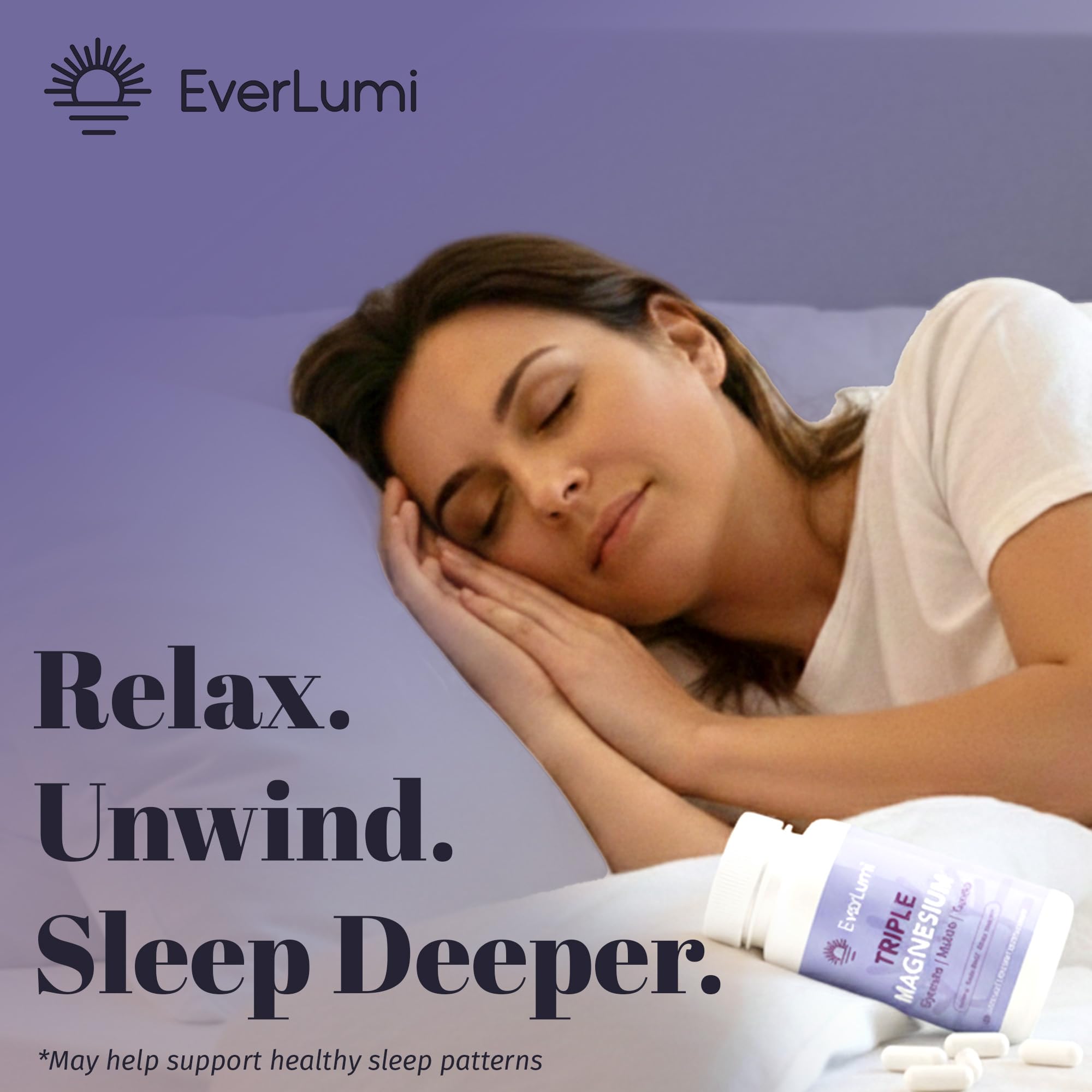 EverLumi cápsula junto a libro y lámpara simbolizando mejor sueño