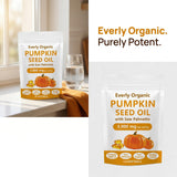 Everly Organic cápsula junto a moneda para mostrar tamaño compacto