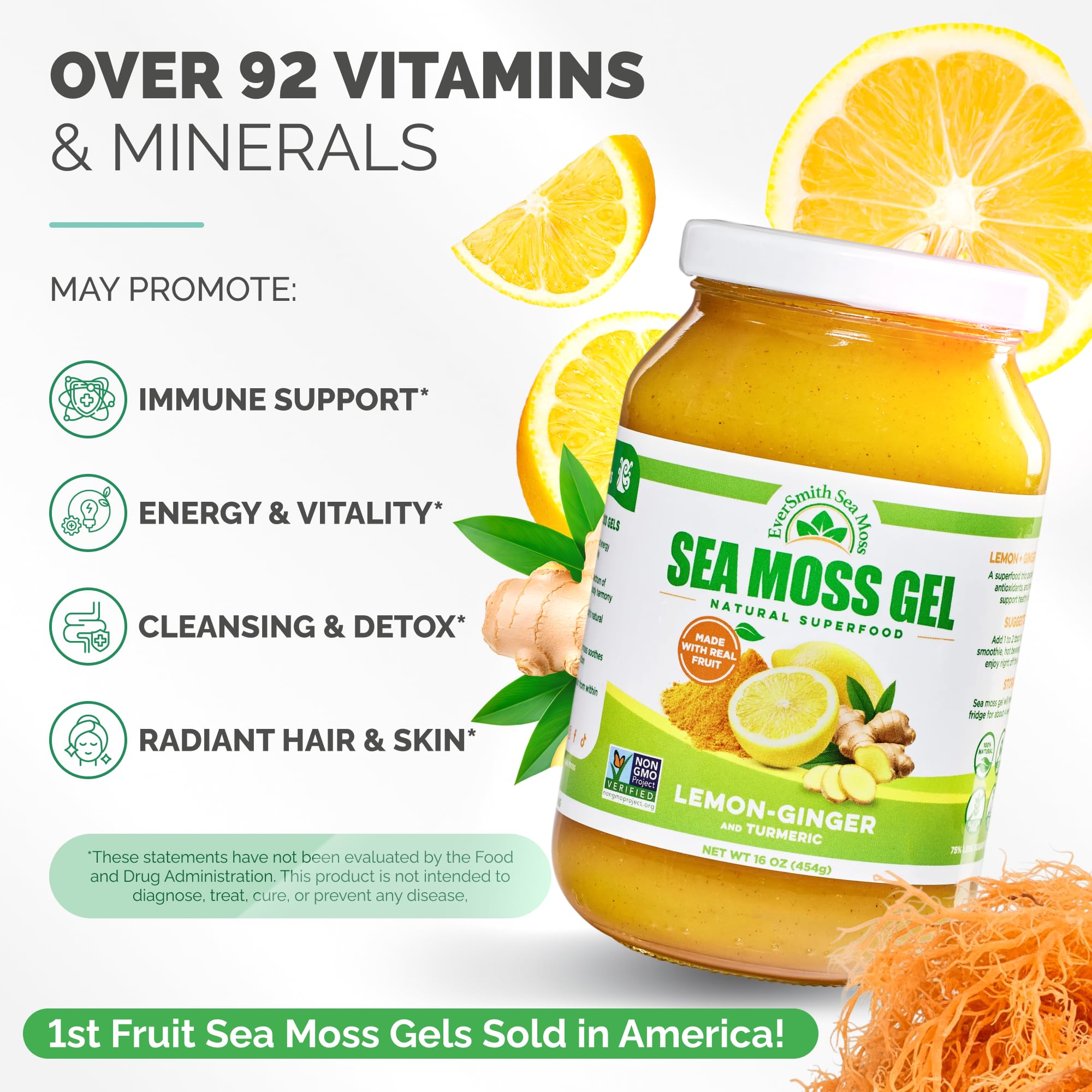 EverSmith Organics frasco abierto con gel listo para añadir a bebidas