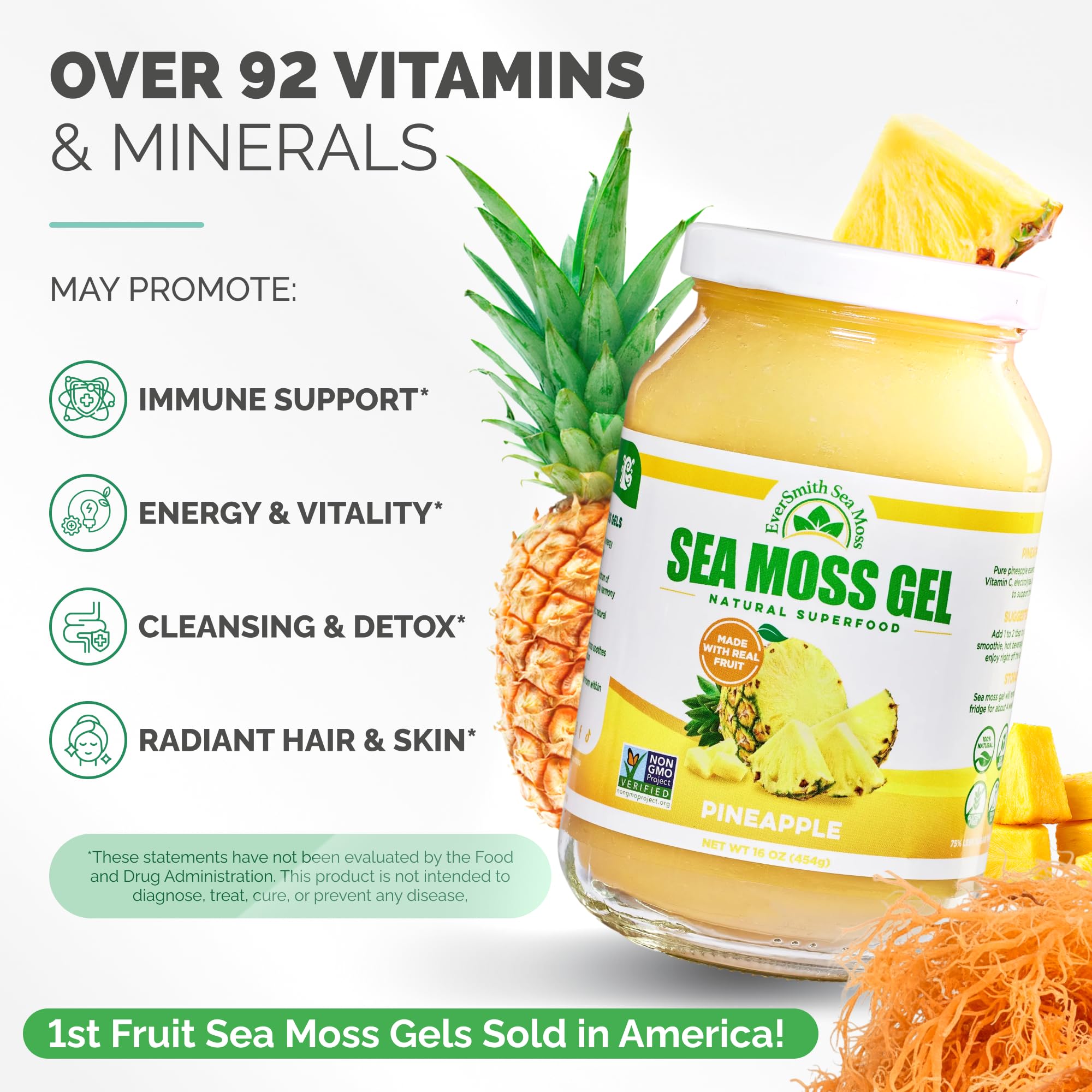 EverSmith Organics etiqueta y detalles del producto, claridad de ingredientes