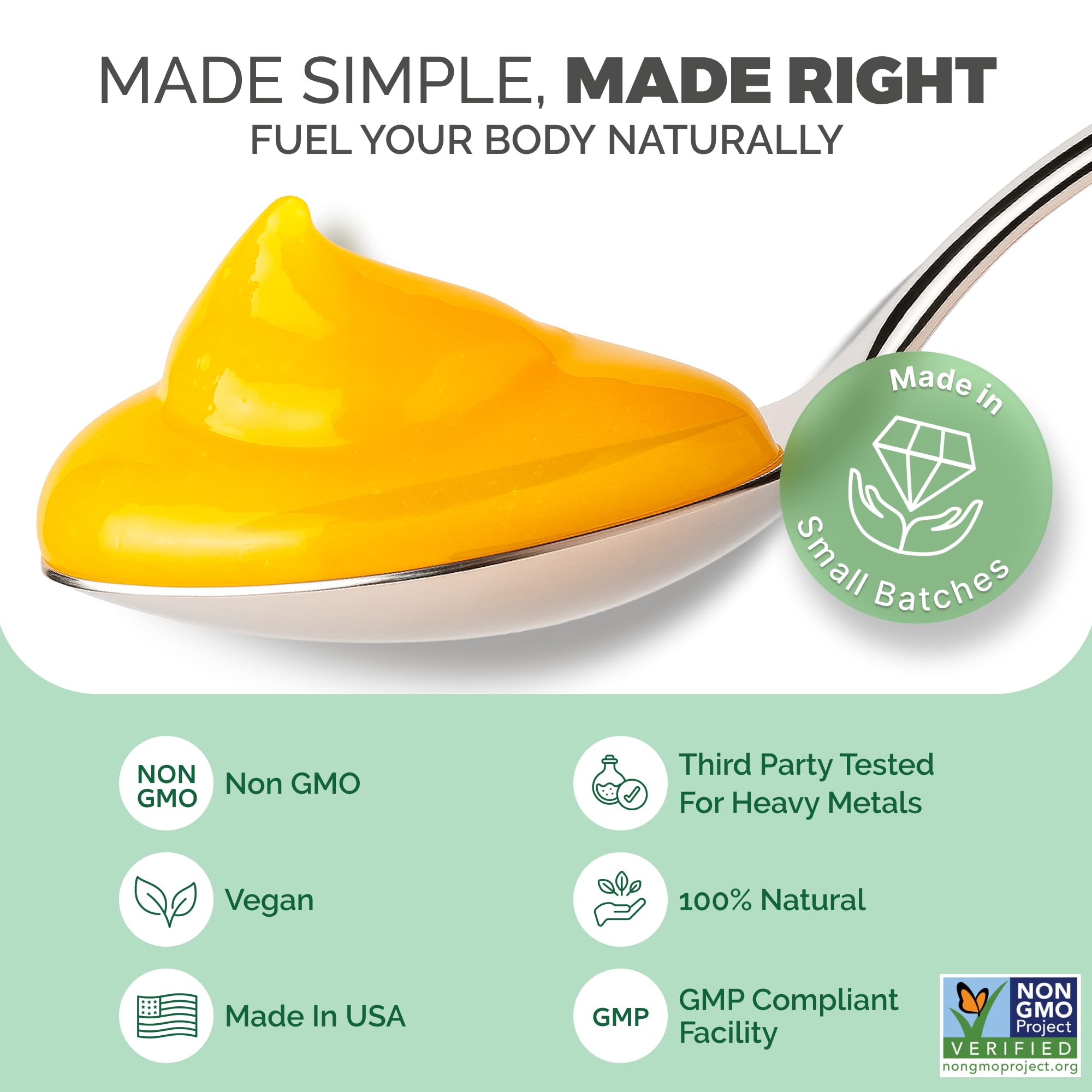 EverSmith Organics etiqueta mostrando origen y detalles, transparencia y confianza