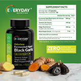 EVERYDAY NUTRITION primer plano de cápsulas veganas y textura uniforme