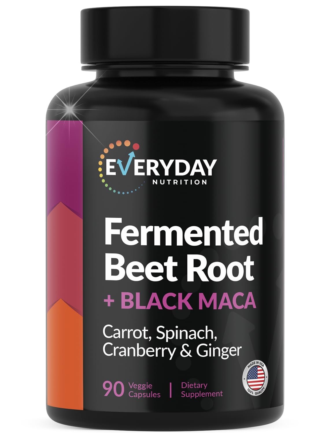 EVERYDAY NUTRITION frasco frontal mostrando 90 cápsulas y branding, conveniencia diaria