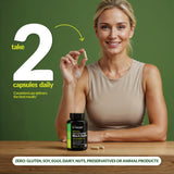 EVERYDAY NUTRITION cápsulas junto a ingredientes naturales en ambiente hogareño