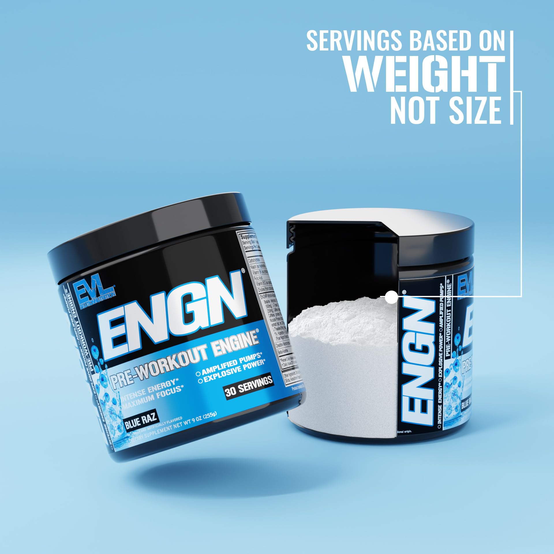 Evlution bebida pre workout en vaso lista para consumo y rendimiento