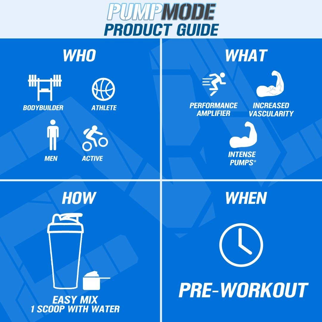 EVL PumpMode etiqueta con ingredientes y sello de calidad visible