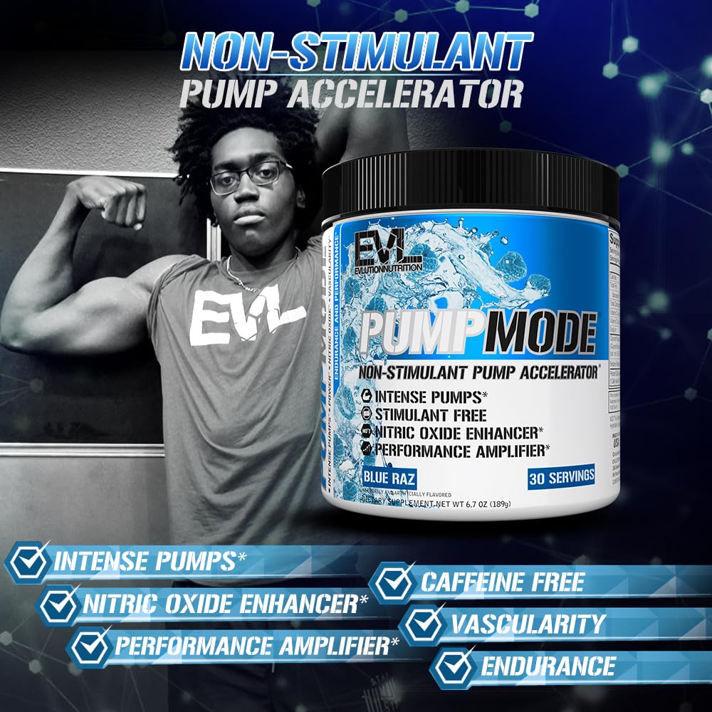 Evlution PumpMode atleta en gimnasio mostrando mayor vascularidad