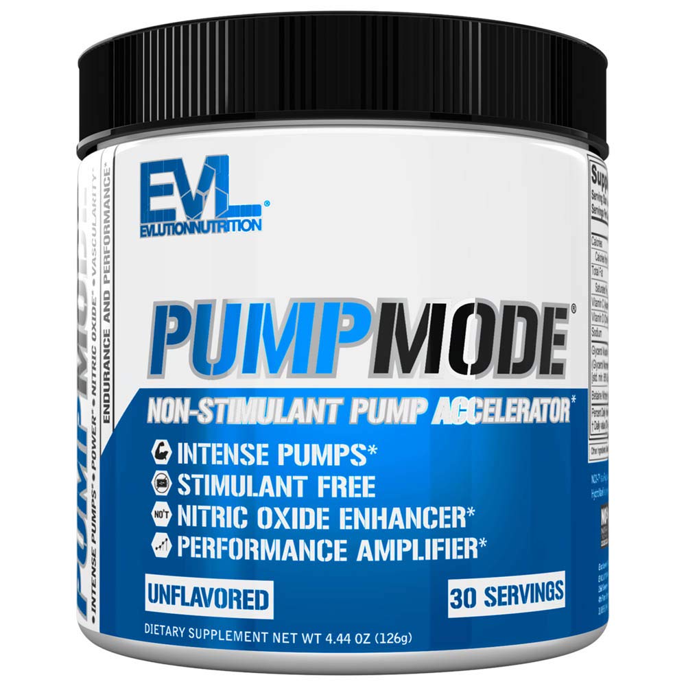 EVL PumpMode botella frontal mostrando diseño y fácil identificación del producto