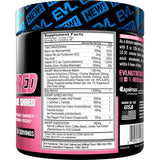 Evlution EVL Ultimate textura del polvo rosado que mezcla fácilmente y brinda energía sostenida