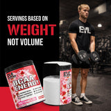 Evlution etiqueta con ingredientes y control de calidad visible