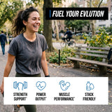 Evlution scoop con medida exacta de 5 g creatina, 2 g colágeno y 1 g BCAA