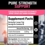 Cuchara medidora con 5 g de Evlution Creatine 5000 lista para medir servicio
