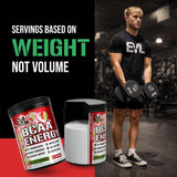 Evlution etiqueta con ingredientes destacando BCAA 2:1:1 y calidad