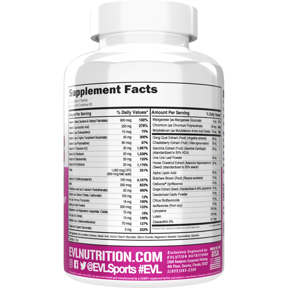 Evlution etiqueta nutricional enfocada mostrando ingredientes clave y transparencia