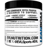 Evlution jarra en gimnasio tras entrenamiento, apoya reparación muscular