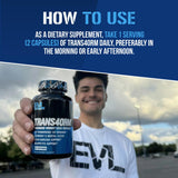 Evlution producto en uso en gimnasio antes del entrenamiento, mejora energía y enfoque