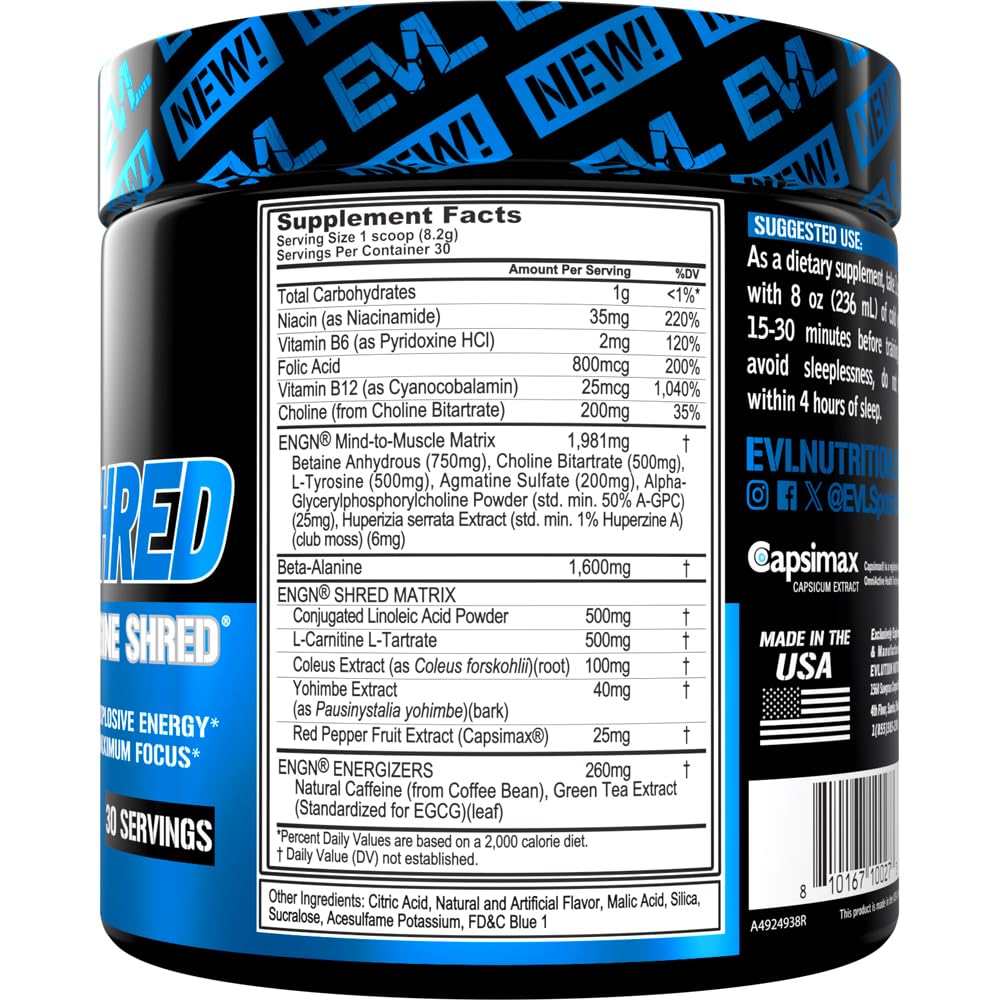 Evlution textura del polvo azul listo para mezclar con agua