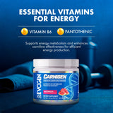Evogen Carnigen etiqueta de ingredientes para transparencia y confianza
