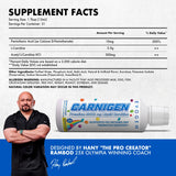 Evogen vertiendo Carnigen en dosificador para toma rápida y práctica