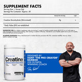 Evogen creatine bebida mezclada destacando disolución rápida y sin grumos
